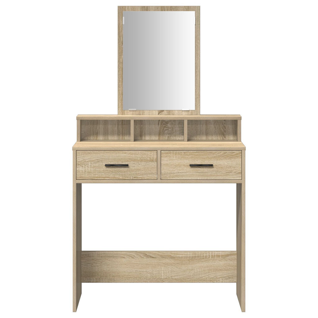 vidaXL Τουαλέτα με Συρτάρια Σονόμα Δρυς 79x41x140 εκ.