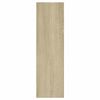 vidaXL Ραφιέρα Τοίχου Sonoma Δρυς 75 x 16 x 55 εκ. από Επεξ. Ξύλο