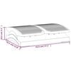 vidaXL Υποπόδιο Μαύρο 43,5 x 32,5 x 10,5 εκ.