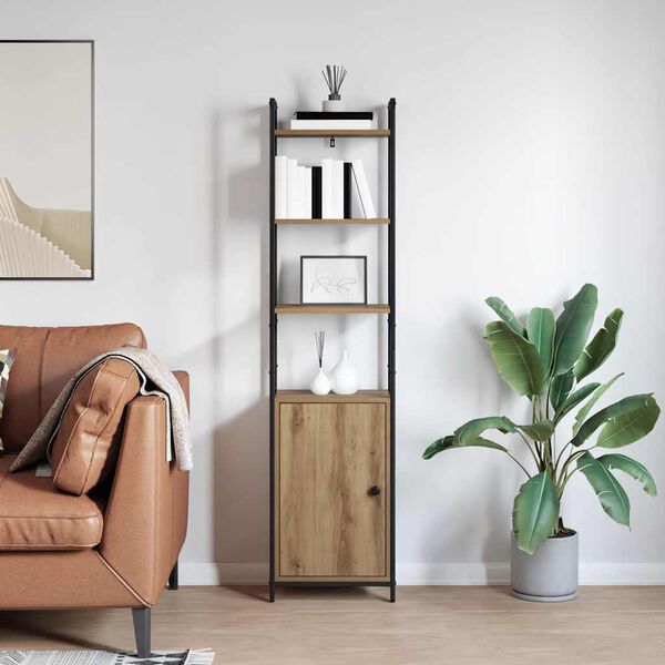 vidaXL &Beta;&iota;&beta;&lambda;&iota;&omicron;&theta;ή&kappa;&eta; Artisan Oak 40 x 24 x 161 &epsilon;&kappa; &Epsilon;&pi;&epsilon;&xi;&epsilon;&rho;&gamma;&alpha;&sigma;&mu;έ&nu;&omicron; &xi;ύ&lambda;&omicron;