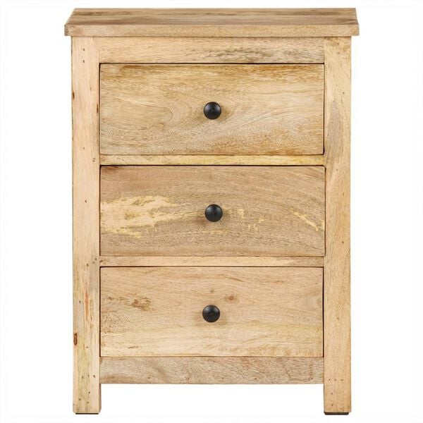 vidaXL Κομοδίνο 45 x 35 x 60 εκ. από Μασίφ Ξύλο Μάνγκο