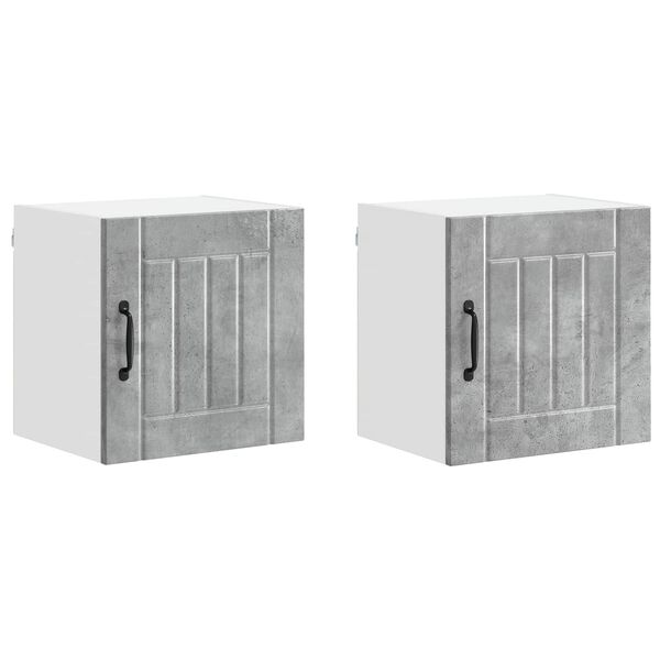 vidaXL &Nu;&tau;&omicron;&upsilon;&lambda;ά&pi;&alpha; &Kappa;&omicron;&upsilon;&zeta;ί&nu;&alpha;&sigmaf; Lucca 2 pcs &Sigma;&kappa;&upsilon;&rho;ό&delta;&epsilon;&mu;&alpha; &Gamma;&kappa;&rho;&iota; 40 x 31 x 40 &epsilon;&kappa;.