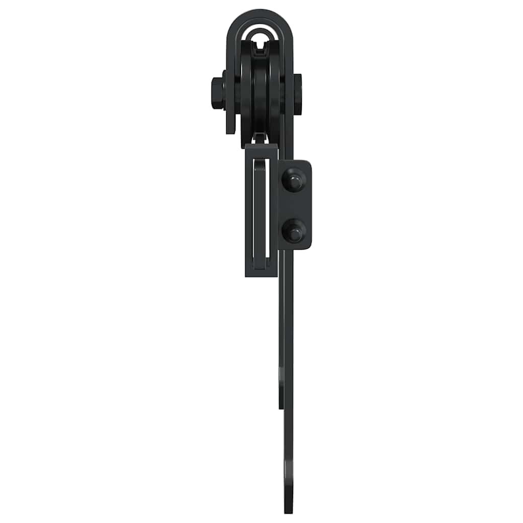 vidaXL Κιτ συρόμενης ντουλάπας 152 cm Ανθρακούχο ατσάλι
