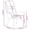 vidaXL Πολυθρόνα Relax Σκούρο Πράσινο Υφασμάτινη