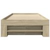 vidaXL Πλαίσιο Κρεβατιού Χωρ. Στρώμα Sonoma Δρυς 75x190εκ Επεξ. Ξύλο