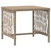 vidaXL Ξαπλώστρα 2-πρόσωπο 2 pcs Μπεζ 35 x 35 x 32 εκ. συνθετικό ρατάν