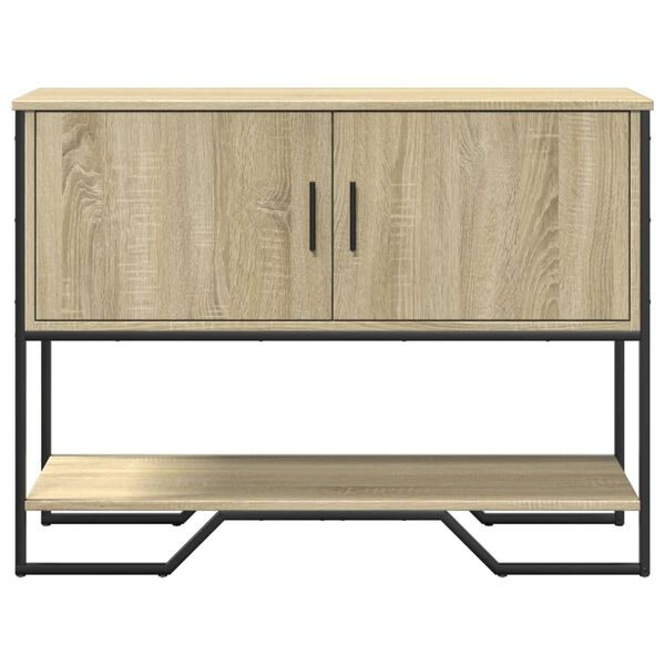 vidaXL Τραπέζι Κονσόλα Sonoma Δρυς 100x35x74,5 εκ. Επεξεργασμένο Ξύλο