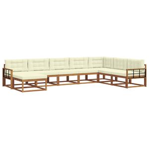 vidaXL &Sigma;&epsilon;&iota;&rho;ά &Kappa;&alpha;&nu;&alpha;&pi;έ &Epsilon;&xi;&omega;&tau;&epsilon;&rho;&iota;&kappa;&omicron;ύ &mu;&epsilon; &mu;&alpha;&xi;&iota;&lambda;ά&rho;&iota; 8 pcs &Phi;&upsilon;&sigma;&iota;&kappa;ό &kappa;&alpha;&iota; &Kappa;&rho;έ&mu;&alpha;