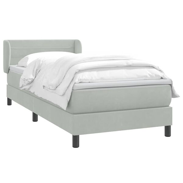 vidaXL &Kappa;&rho;&epsilon;&beta;ά&tau;&iota; Boxspring &mu;&epsilon; &Sigma;&tau;&rho;ώ&mu;&alpha; &Alpha;&nu;&omicron;&iota;&chi;&tau;ό &Gamma;&kappa;&rho;&iota; 80x210 &epsilon;&kappa;. &Beta;&epsilon;&lambda;&omicron;ύ&delta;&iota;&nu;&omicron;
