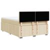 vidaXL &Kappa;&rho;&epsilon;&beta;ά&tau;&iota; Boxspring &mu;&epsilon; &Sigma;&tau;&rho;ώ&mu;&alpha; &Kappa;&rho;&epsilon;&mu; 160x200 &epsilon;&kappa;. &Upsilon;&phi;&alpha;&sigma;&mu;ά&tau;&iota;&nu;&omicron;