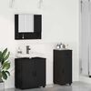 vidaXL Σετ Επίπλων Μπάνιου με συρτάρι 3 pcs Μαύρο 61 x 35 x 64 εκ.