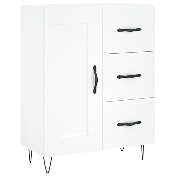 vidaXL Ντουλάπι Λευκό 69,5x34x180 εκ. από Επεξεργασμένο Ξύλο