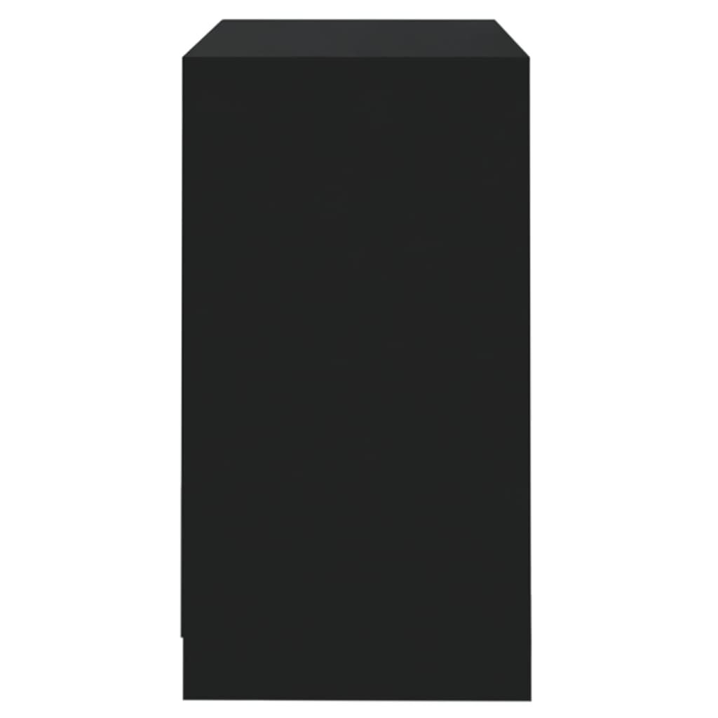 vidaXL Μπουφές Μαύρος 70x41x75 εκ. από Επεξεργασμένο Ξύλο