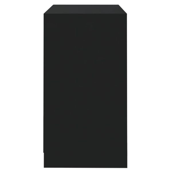 vidaXL Μπουφές Μαύρος 70x41x75 εκ. από Επεξεργασμένο Ξύλο