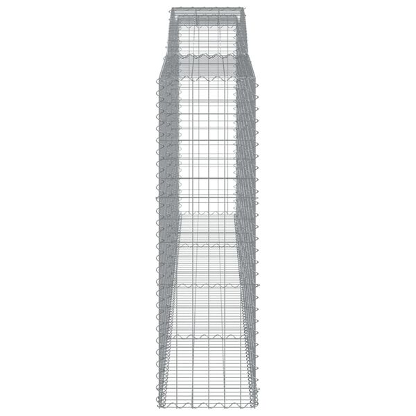 vidaXL Συρματοκιβώτια Τοξωτά 20 τεμ. 400x50x160/180 εκ. Γαλβαν. Ατσάλι