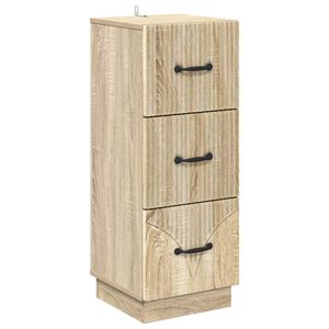 vidaXL &Nu;&tau;&omicron;&upsilon;&lambda;ά&pi;&iota; &mu;&epsilon; &Sigma;&upsilon;&rho;&tau;ά&rho;&iota;&alpha; Sonoma &Delta;&rho;&upsilon;&sigmaf; 33 x 34,5 x 87 &epsilon;&kappa;.