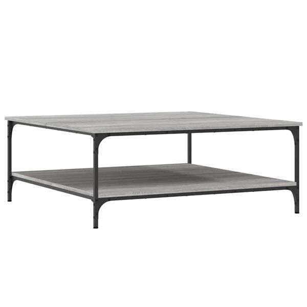 vidaXL Τραπεζάκι Σαλονιού Γκρι Sonoma 100x100x40 εκ Επεξεργασμένο Ξύλο