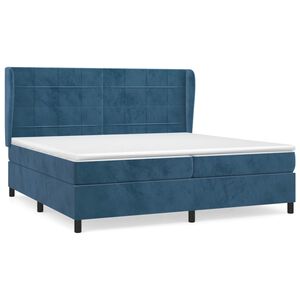 vidaXL &Kappa;&rho;&epsilon;&beta;ά&tau;&iota; Boxspring &mu;&epsilon; &Sigma;&tau;&rho;ώ&mu;&alpha; &Sigma;&kappa;&omicron;ύ&rho;&omicron; &Mu;&pi;&lambda;&epsilon; 200x200 &epsilon;&kappa;. &Beta;&epsilon;&lambda;&omicron;ύ&delta;&iota;&nu;&omicron;