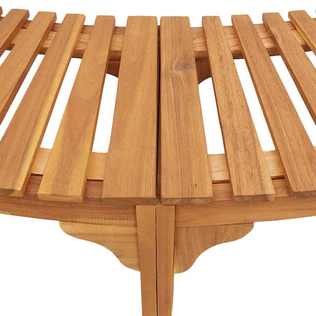 vidaXL Περίβλημα Τζακούζι Καφέ 252 x 112 x 55.5 εκ. Μασίφ ξύλο ακακίας