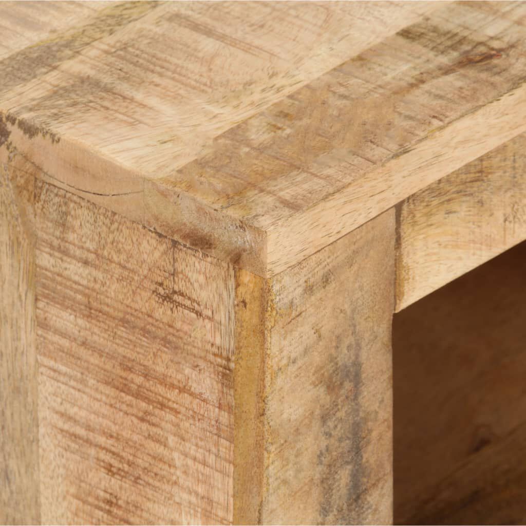 vidaXL Κομοδίνο 40 x 30 x 50 εκ. από Ακατέργαστο Ξύλο Μάνγκο