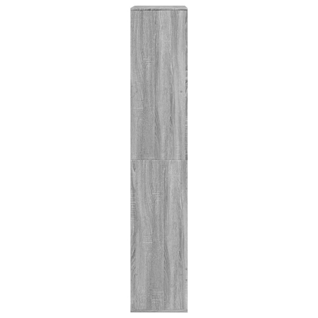 vidaXL Βιβλιοθήκη/Διαχωριστικό Χώρου Γκρι 100x33x175 εκ. Επεξ. Ξύλο
