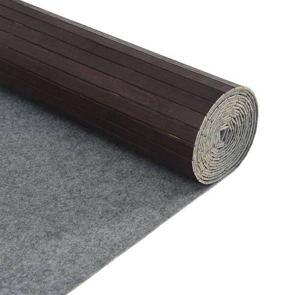 vidaXL Διαχωριστικό Δωματίου Σκούρο Καφέ 165 x 600 εκ. από Μπαμπού