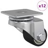 vidaXL &Tau;&rho;&omicron;&chi;ί&sigma;&kappa;&omicron;&sigmaf; 12 &tau;&epsilon;&mu;. &Alpha;&sigma;&eta;&mu;ί 44,1 x 44,1 x 1,95 &chi;&iota;&lambda; &Nu;ά&iota;&lambda;&omicron;&nu;