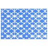 vidaXL χαλί εξωτερικού χώρου ARAKIL μπλε και λευκό 160x230 cm PP