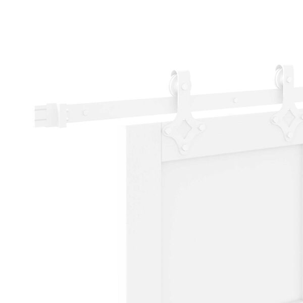 vidaXL Συρόμενη Πόρτα Λευκό 93 x 202 cm