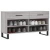 vidaXL Παπουτσοθήκη Γκρι Sonoma 102x35x55 εκ. από Επεξεργασμένο Ξύλο