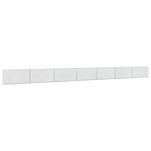 vidaXL &Gamma;&kappa;&alpha;&mu;&pi;&iota;ό&nu; &mu;&epsilon; &sigma;ύ&rho;&mu;&alpha; 5 mm &kappa;&alpha;&iota; &pi;&lambda;έ&gamma;&mu;&alpha; 5x2,5 cm 700x10x50 &epsilon;&kappa;.