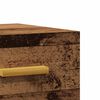 vidaXL Κομοδίνο Επιτοίχιο Όψη Παλαιού Ξύλου 35 x 35 x 20 εκ.