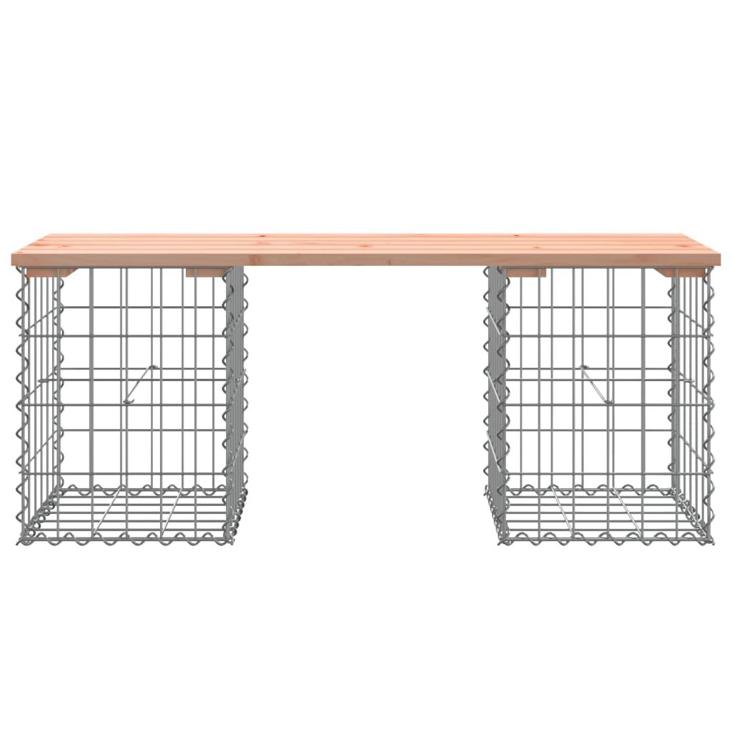 vidaXL Πάγκος Κήπου Συρματοκιβώτιο 103x31x42 εκ. Μασίφ Ψευδοτσούγκα