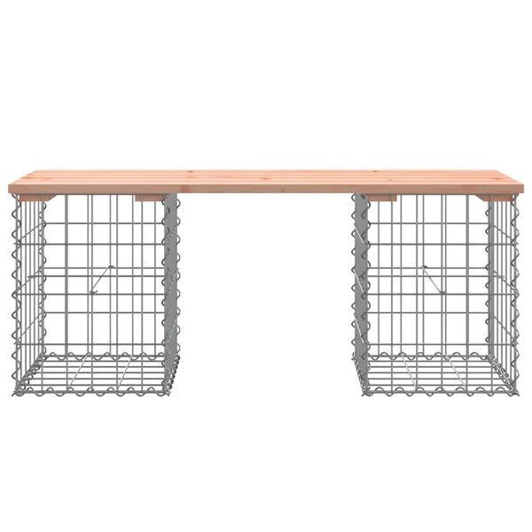 vidaXL Πάγκος Κήπου Συρματοκιβώτιο 103x31x42 εκ. Μασίφ Ψευδοτσούγκα