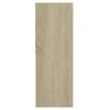 vidaXL Βιβλιοθήκη Χρώμα Sonoma Δρυς 67x24x161 εκ. από Επεξ. Ξύλο