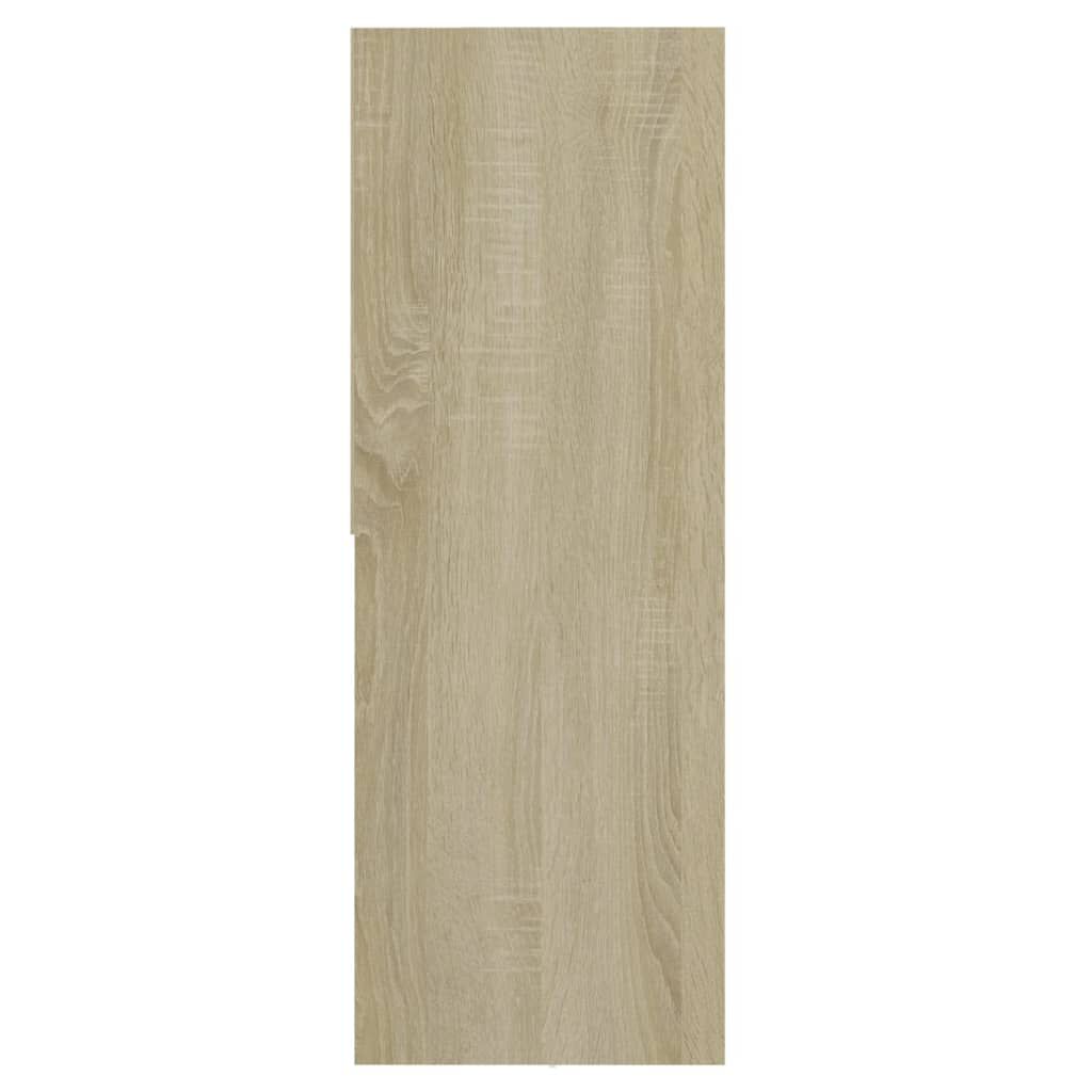 vidaXL Βιβλιοθήκη Χρώμα Sonoma Δρυς 67x24x161 εκ. από Επεξ. Ξύλο