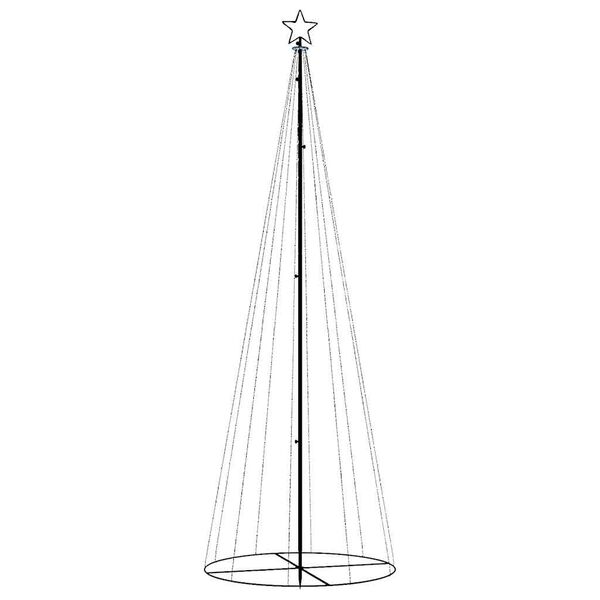 vidaXL Χριστουγεννιάτικο Δέντρο Κώνος 310 LED Θερμό Λευκό 100x300 εκ.