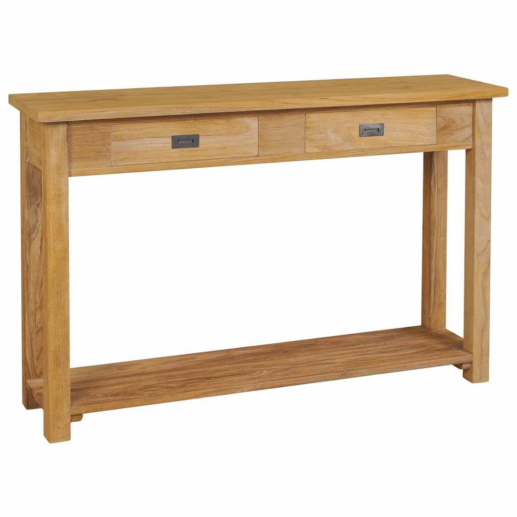 vidaXL Τραπέζι Κονσόλα 120 x 30 x 80 εκ. από Μασίφ Ξύλο Teak