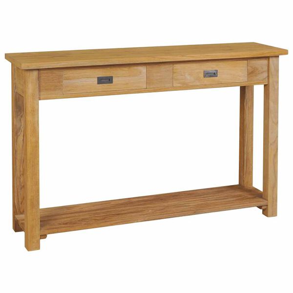 vidaXL Τραπέζι Κονσόλα 120 x 30 x 80 εκ. από Μασίφ Ξύλο Teak