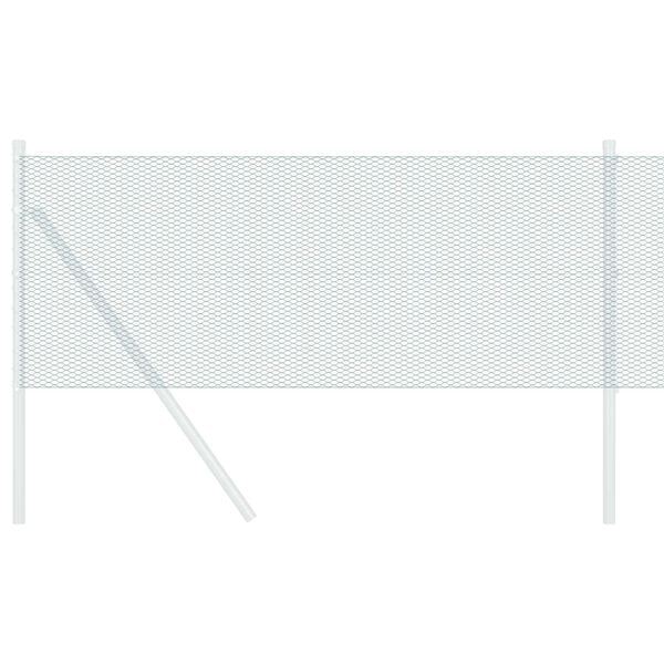 vidaXL Εξάγωνος Φράχτης Γκρίζος Πράσινο 1000 x 50 x 0.07 εκ