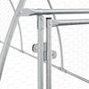 vidaXL Κλουβί Κουνελιών Ασημί 300x105x120 εκ. από Γαλβανισμένο Χάλυβα