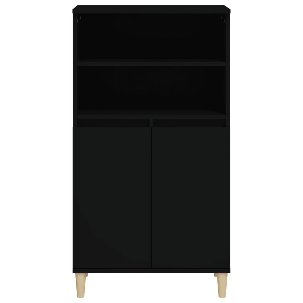 vidaXL Ντουλάπι Μαύρο 60 x 36 x 110 εκ. από Επεξεργασμένο Ξύλο