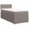 vidaXL &Kappa;&rho;&epsilon;&beta;ά&tau;&iota; Boxspring &mu;&epsilon; &Sigma;&tau;&rho;ώ&mu;&alpha; Taupe 90x200 &epsilon;&kappa;. &Upsilon;&phi;&alpha;&sigma;&mu;ά&tau;&iota;&nu;&omicron;