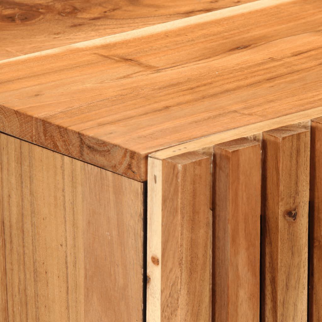 vidaXL Ντουλάπι Μπάνιου 38x34x58 εκ. από Μασίφ Ξύλο Ακακίας