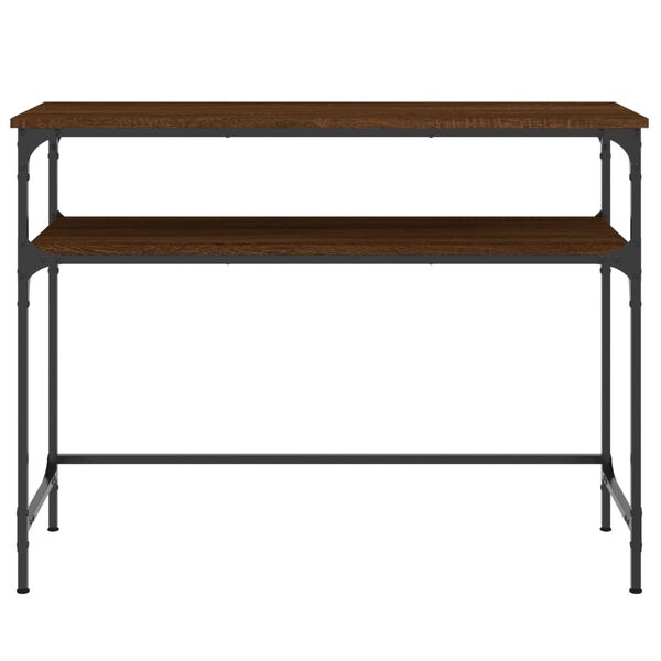 vidaXL Τραπέζι Κονσόλα Καφέ Δρυς 100x35,5x75 εκ. Επεξεργασμένο Ξύλο