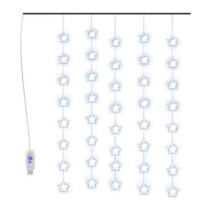 vidaXL &Kappa;&omicron;&upsilon;&rho;&tau;ί&nu;&alpha; LED &Phi;&omega;&tau;ά&kappa;&iota;&alpha; 200 LED &Mu;&pi;&lambda;&epsilon; &mu;&epsilon; 8 &Lambda;&epsilon;&iota;&tau;&omicron;&upsilon;&rho;&gamma;ί&epsilon;&sigmaf;
