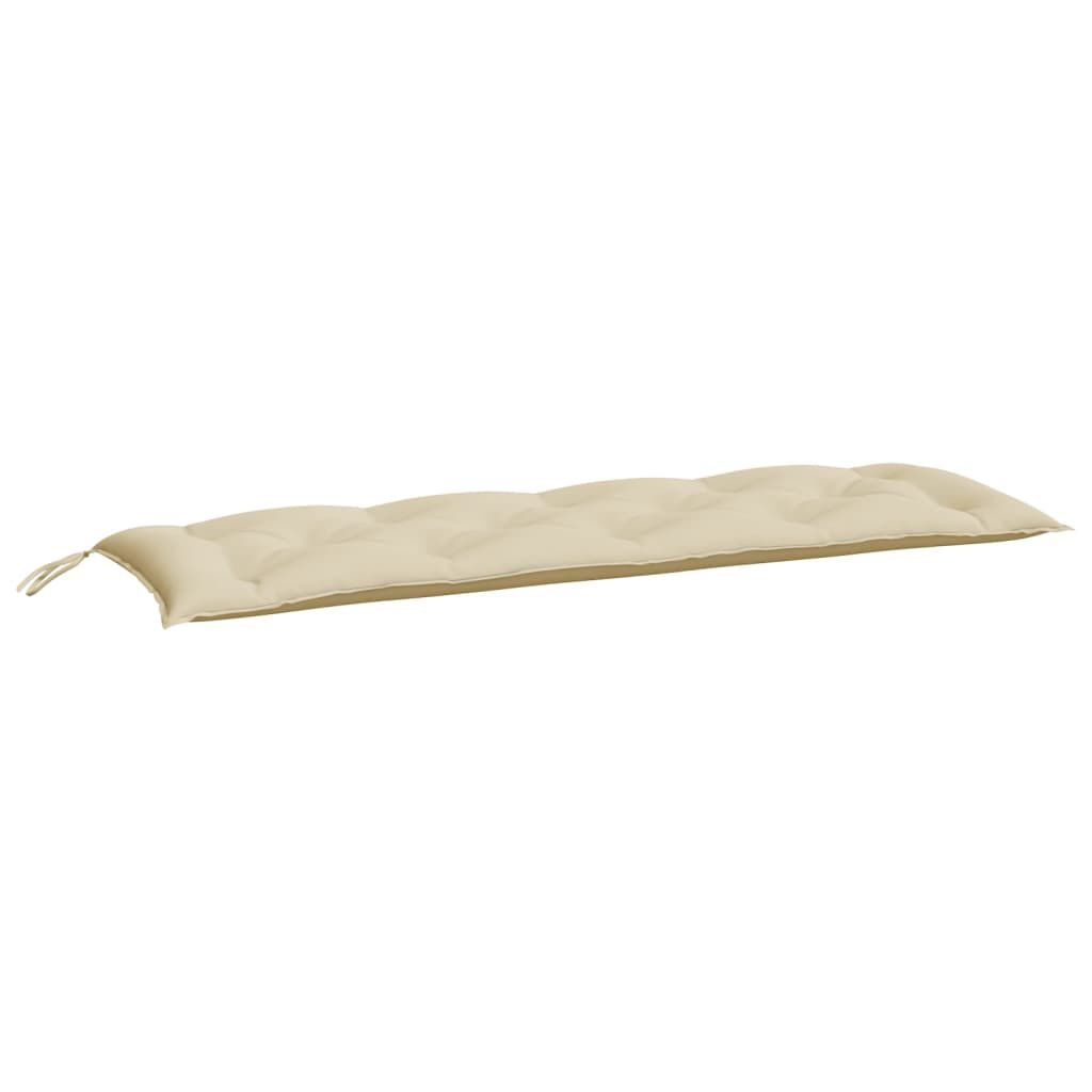 vidaXL Μαξιλάρι Πάγκου Κήπου Μπεζ 150x50x7 εκ. Ύφασμα Oxford