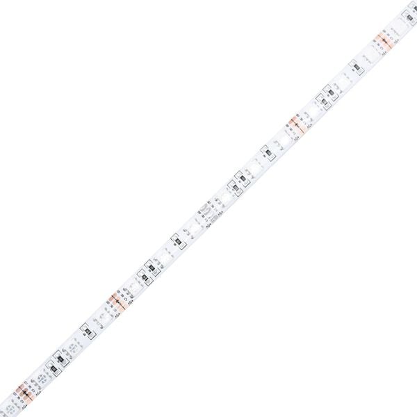 vidaXL Έπιπλο Τηλεόρασης με LED Γυαλιστερό Λευκό 120x30x50 εκ.