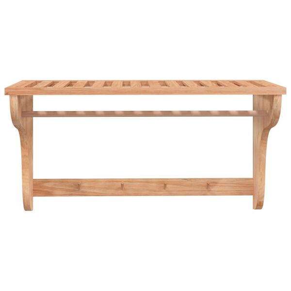 vidaXL Κρεμάστρα για Πετσέτες 60x30x35 εκ. από Μασίφ Ξύλο Καρυδιάς