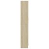 vidaXL Βιτρίνα Χρώμα Sonoma Δρυς 82,5 x 30,5 x 185 εκ. Επεξ. Ξύλο